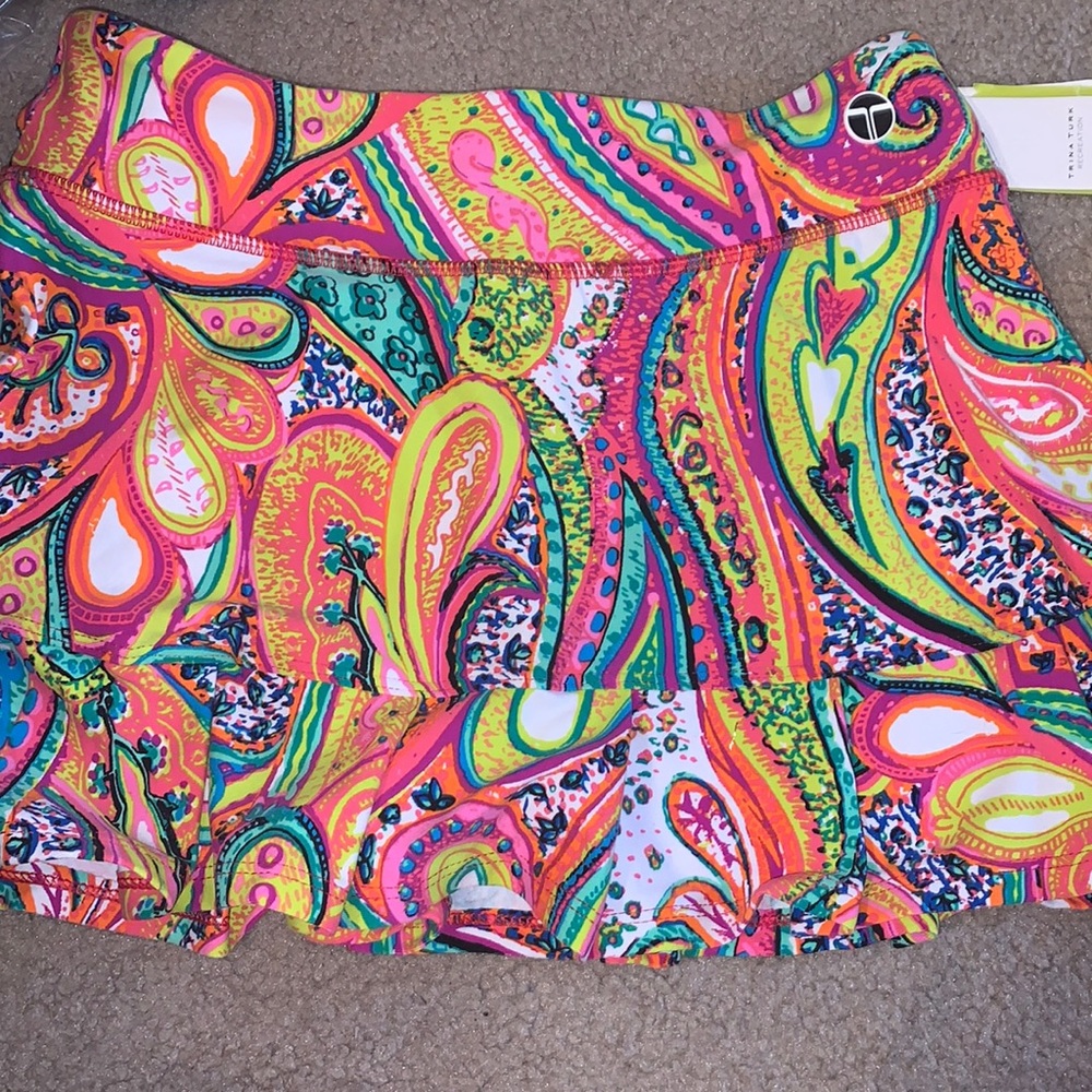 Trina Turk Recreational print skort NWT